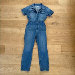 Good American Denim Jumpsuit Fit For Success Size 3 Blue